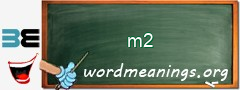 WordMeaning blackboard for m2